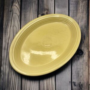Fiestaware Large 13" Serving Platter Yellow Fiesta